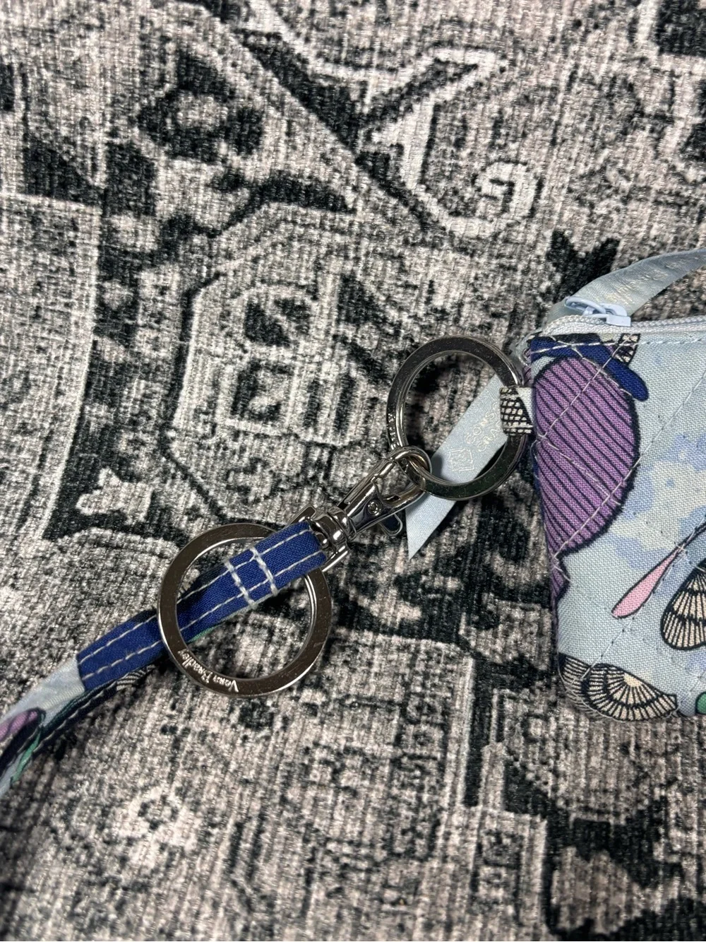 Vera Bradley lanyard and ID case in Butterfly‎ By pattern